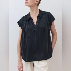Ruti Nonchalant Oversized Silk Blouse S
